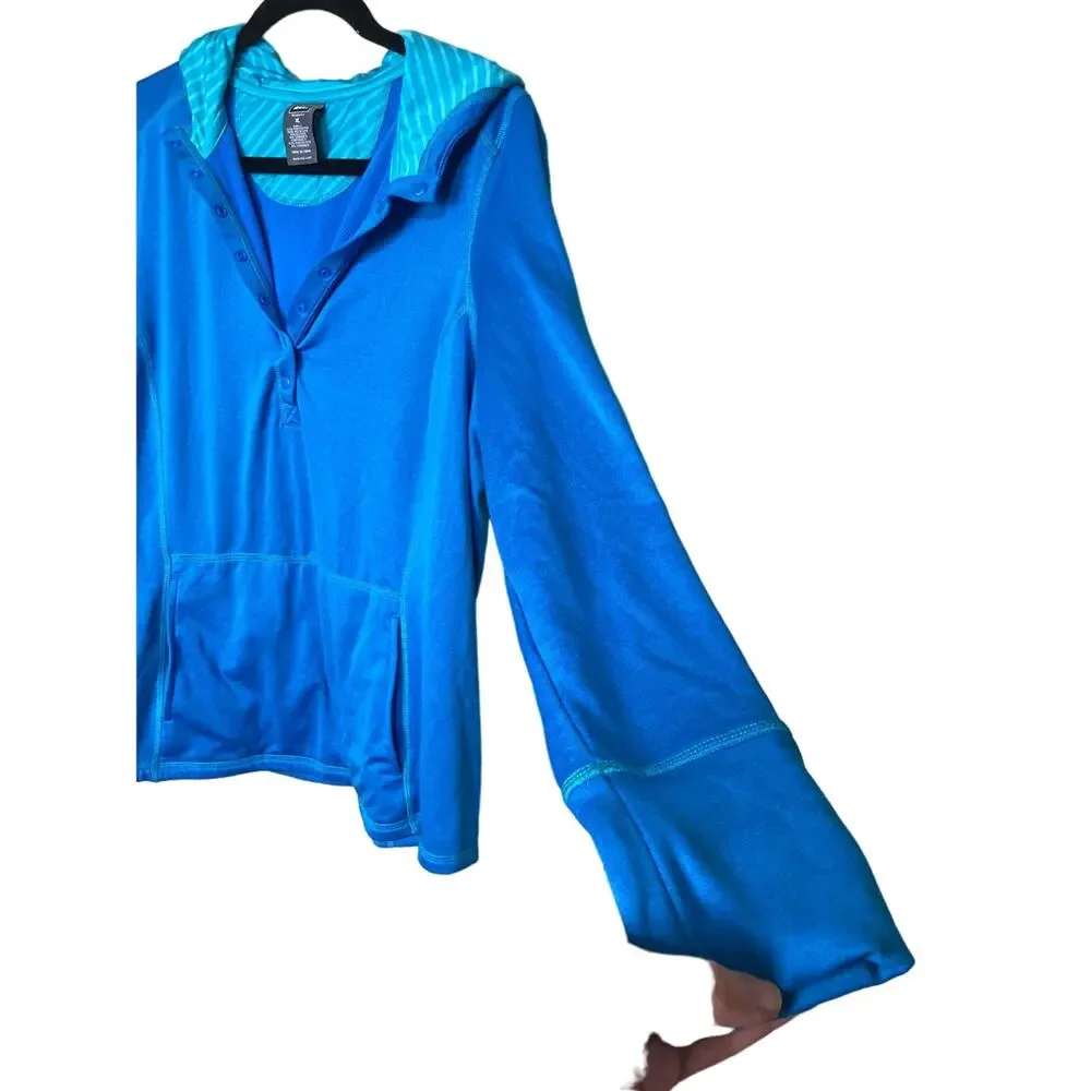 REI 40% Recycled Jacket Hoodie Blue‎ Size XL